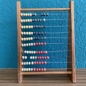 Telraam abacus rood wit blauw Buitenluchtig