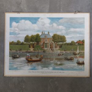 Czaar Peter de Grote bezoekt een buitenplaats aan de Vecht - 1717