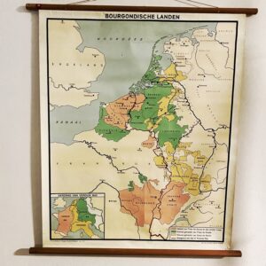 Bourgondische landen historische wandkaarten van Oirschot Eibergen