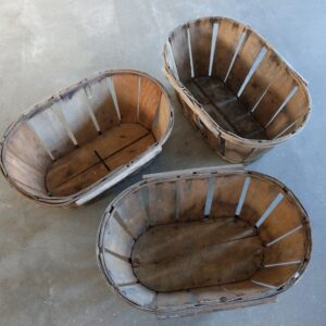 3x Franse fruitmand Mussy Brevette