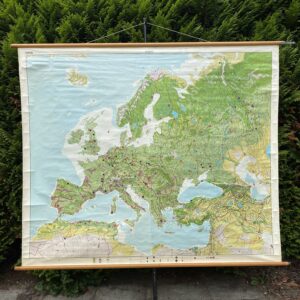 Wandkaart Europa Wolters-Noordhoff