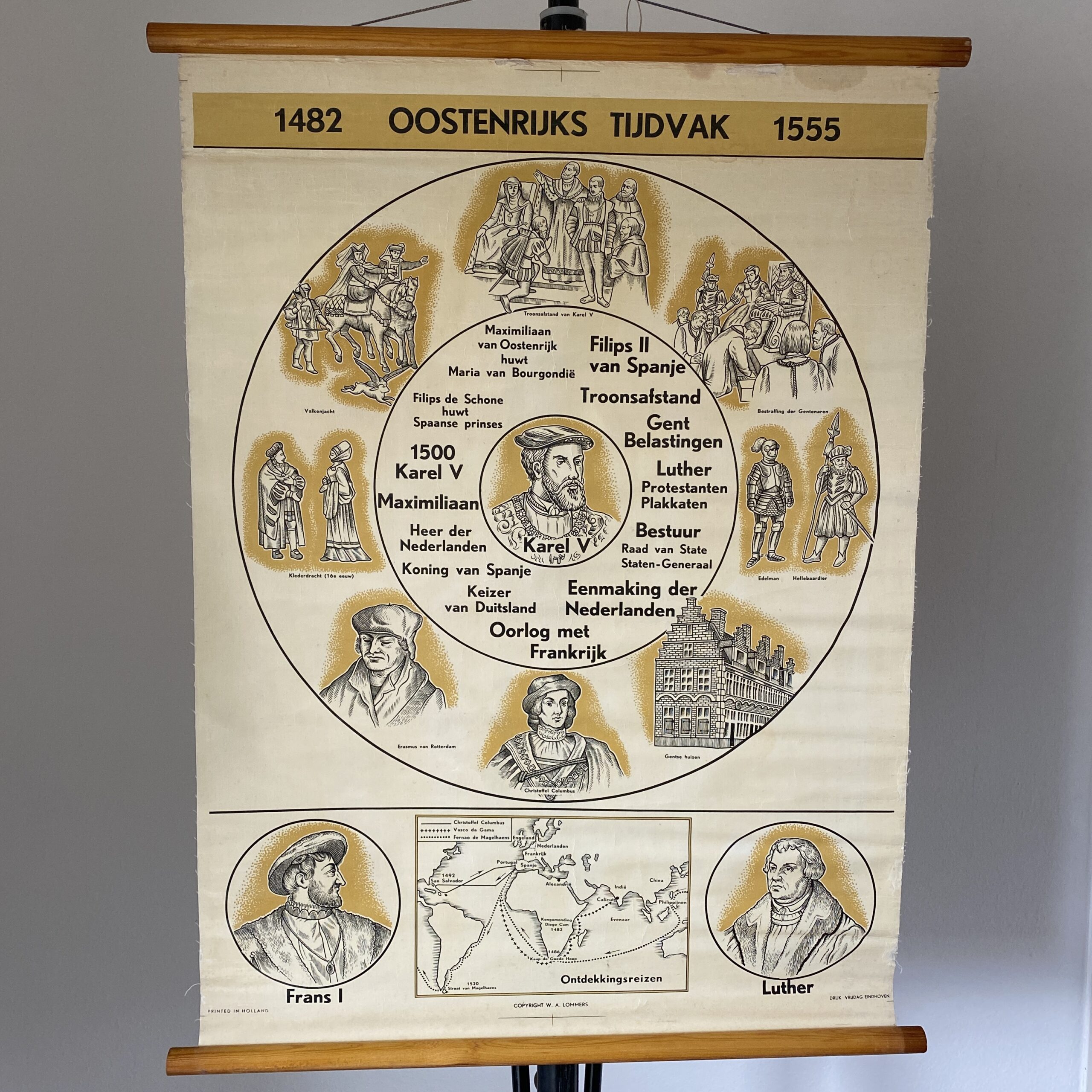 schoolplaat het oostenrijks tijdvak zenner