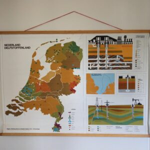 Schoolplaat Nederland delfstoffenland